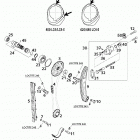 640 DUKE ENGINE Steuertrieb timing valve 400 / 640