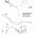 620 SUPER COMPETITION, 620 SC SUPERMOTO CHASSIS Lenker, armaturen handlebar, controls 620