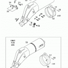 640 LC4 ADVENTURE CHASSIS Silencer 640