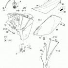 400/520 SX MXC EXC RACING CHASSIS Tank, sitzbank, verkleidung sx tank, seat, cover s...