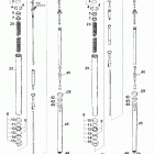 125 EXE,125 SUPERMOTO CHASSIS Gabelbeine wp usd40 fork legs wp usd40 125
