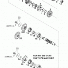 400/640 LC4-E/SUPERMOTO ENGINE Getriebe ii transmission ii 400 / 640