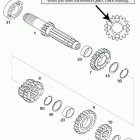125/200 SX MXC EXC ENGINE Getriebe i transmission i 125 / 200