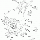640 LC4 ADVENTURE CHASSIS Rahmen, ausleger frame, sub frame 640