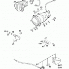 640 LC4 ADVENTURE CHASSIS Head light, flasher, rear light 640