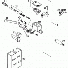 640 LC4 ADVENTURE CHASSIS Handbremszylinder hand brake cylinder 640