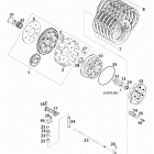 620 SUPER COMPETITION, 620 SC SUPERMOTO ENGINE Kupplung clutch 620