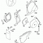 125 EXE,125 SUPERMOTO CHASSIS Luftfilterkasten air filter box 125
