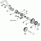 65 SX CHASSIS AND ENGINE Kickstarter kickstarter 65