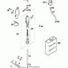 640 LC4 ADVENTURE CHASSIS Rear brake control 640