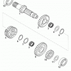 400/520 SX MXC EXC RACING ENGINE Getriebe i 6gang exc transmission i 6gear exc 400 ...