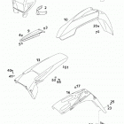 125 EXE,125 SUPERMOTO CHASSIS Fenders 125