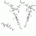 640 DUKE ENGINE Ventiltrieb valve drive 400 / 640