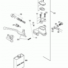 65 SX CHASSIS AND ENGINE Handbremszylinder brembo hand brake cylinder bremb...