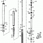 660 LC4 RALLYE CHASSIS Gabelbeine multi adjuster fork leg multi adjuster ...