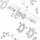 125/200 SX MXC EXC CHASSIS Hinterrad rear wheel 125-380