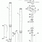 125 EXE, SUPER MOTO CHASSIS Telegabel wp usd40 front fork wp usd40 125