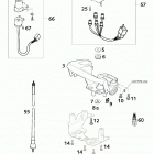 400/640 LC4-E, 640 LC4-E SUPER MOTO CHASSIS Tachoanlage, befestigung speedometer, support 400 ...