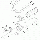 660 LC4 RALLYE CHASSIS Pipes, silencer 660
