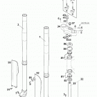 660 LC4 RALLYE CHASSIS Telegabel wp usd 43 front fork wp usd 43 660