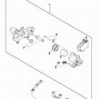 400 SXC USA CHASSIS Bremszange hinten brake caliper rear 400