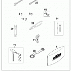 640 LS-E/mil Bordwerkzeug tool set 640 ls-e / mil 2000