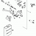 LC4 ADVENTURE R 640 CHASSIS Handbremszylinder hand brake cylinder 640