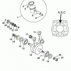 60/65 SX ENGINE Kurbelwelle, kolben crankshaft, piston 60 / 65