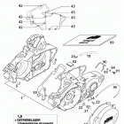 125 EXE, SUPER MOTO ENGINE Engine case 125