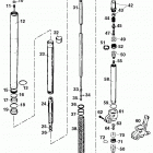250/300/380 SX MXC EXC CHASSIS Gabelbeine wp usd 43 fork legs wp usd 43 125-380