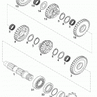 400/520 SX, EXC RACING ENGINE Getriebe ii 4 / 6 gang transmission ii 4 / 6 gear ...