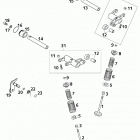 400/520 SX, EXC RACING ENGINE Ventiltrieb valve drive 400 / 520
