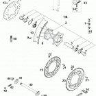 125 EXE, SUPER MOTO CHASSIS Hinterrad exe rear wheel exe 125