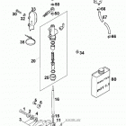 640 LS-E/mil Rear brake control 640 ls-e / mil 2000