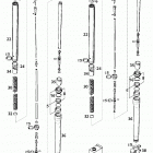 400/640 LC4 USA CHASSIS Gabelbeine wp extreme fork legs wp extreme 400 / 6...