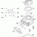 125 EXE, SUPER MOTO ENGINE Zylinder cylinder 125