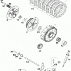 125 EXE, SUPER MOTO ENGINE Kupplung clutch 125
