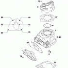125/200 SX MXC EXC ENGINE Zylinder cylinder 125 / 200