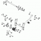 400 SXC USA ENGINE Schaltung shifting mechanism 400