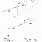 250/300/380 SX MXC EXC CHASSIS Flasher, rear light 125-380