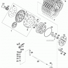 640 LS-E/mil Engine Kupplung clutch 640 ls-e / mil 2000