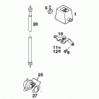 250/300/380 SX MXC EXC CHASSIS Tachoanlage odometer speedometer odometer 125-380