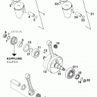 250/300/380 SX MXC EXC ENGINE Kurbelwelle, kolben crankshaft, piston 250 / 300 /...