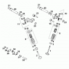 640 LS-E/mil Engine Ventiltrieb valve drive 640 ls-e / mil 2000