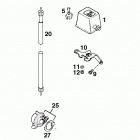 125/200 SX MXC EXC CHASSIS Tachoanlage odometer speedometer odometer 125-380