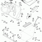 660 LC4 RALLYE CHASSIS Tank, sitzbank, seitentanks tank, seat, side tank ...