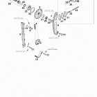 640 LS-E/mil Engine Steuertrieb timing drive 640 ls-e / mil 2000
