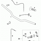 60/65 SX CHASSIS Lenker, armaturen handlebar, controls 60 / 65 99