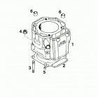 400/620 LC4 ENGINE Zylinder cylinder 400 / 620 99