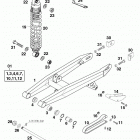 60/65 SX CHASSIS Schwingarm, federbein swingarm, shock absorber 60 ...